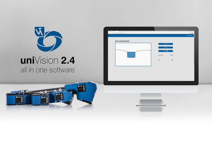 uniVision 2.4 Image Processing Platform: Update Makes 2D/3D Profile Sensors Smart